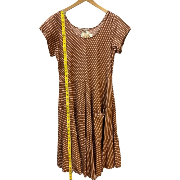 SOLD NWT Dress Addict Brand Dress M plus 100% organic cotton from France pockets - Picture 7 of 8